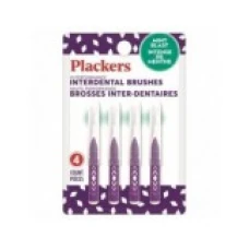 Set 4x Periute Interdentare, Plackers, Hi-Performance, pentru Curatare in Profunzime, Marime M, Culoare Mov