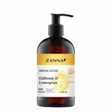 Sapun lichid cu Galbenele si Lemongrass, 330ml, Zanna
