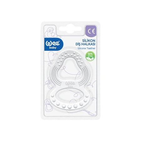 Inel pentru dentitie din silicon moale, 1 bucata, Wee Baby