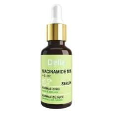 Ser pentru fata si decolteu cu Niacinamide 10% si Zinc, 30ml, Delia Cosmetics