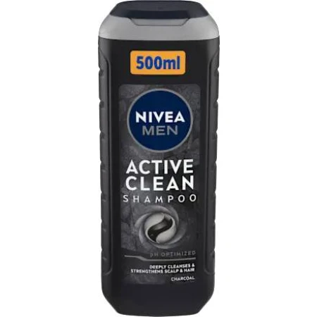 Sampon Active Clean Men Hair Care, 500ml, Nivea