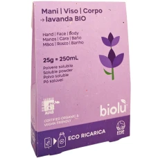 Sapun lichid cu lavanda bio pudra 25g, eco-refill, Biolu