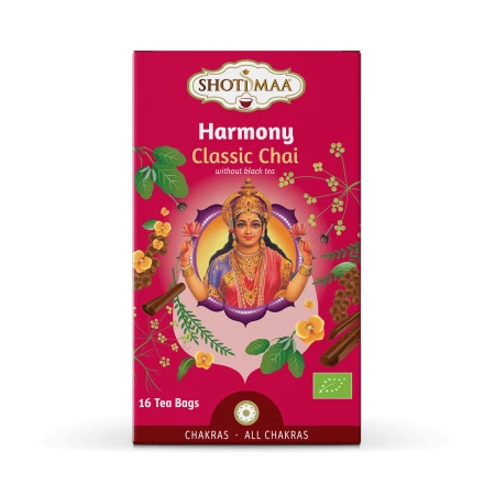 Ceai Chakras Harmony Chai Clasic Bio, 16 plicuri, Shoti Maa