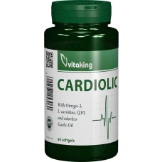 Complex Cardiolic pentru inima, 60 capsule moi, Vitaking