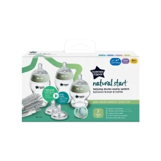 Kit biberoane din sticla 0 luni+ Natural Start, 1 bucata, Tommee Tippee