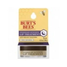 Balsam Buze, Burt's Bees, din Ceara Albine, Ingrediente 100% Naturale, Tratament pentru Timpul Noptii, 0.25gr