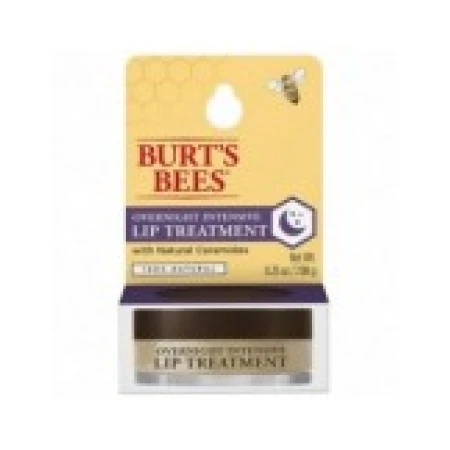 Balsam Buze, Burt's Bees, din Ceara Albine, Ingrediente 100% Naturale, Tratament pentru Timpul Noptii, 0.25gr