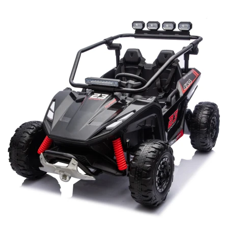 UTV electric pentru 2 copii, Kinderauto Vector Dune-Buggy, 300W, 24V, echipare premium, negru