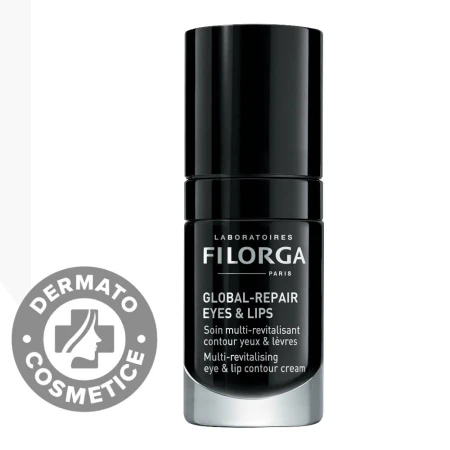 Contur revitalizant pentru ochi si buze Global Repair, 15ml, Filorga