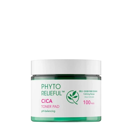 Dischete Cica Toner Pad Phyto Relieful, 100 bucati, Thank You Farmer