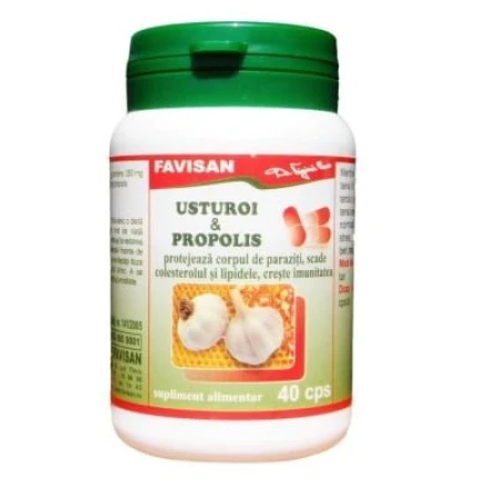 Usturoi cu Propolis, 40 cps, Favisan