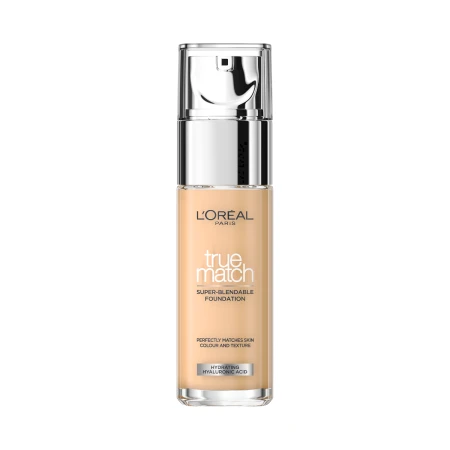 Fond de ten infuzat cu acid hialuronic True Match 1.5N Linen, 30ml, L'Oreal Paris