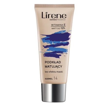 Fluid matifiant Nature Matte Caramel 14, 30ml, Lirene