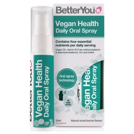 Vegan Health Oral Spray (25ml), BetterYou