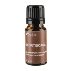 Ulei esential de scortisoara (cinnamomum zeylanicum oil), 10ml, Sabio