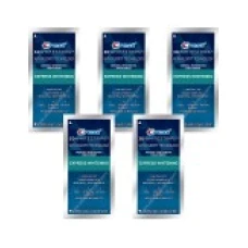 Set 5x Plicuri, Benzi Albirea Dintilor, Crest 3D Whitestrips, 1 Hour Express, 11% Concentratie