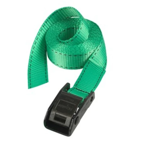 Set 2 buc Curea fixare cu catarama metalica MasterLock 2.50m x 25mm Verde