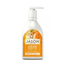 Gel de dus satinat, cu caise si ceai alb, 887ml, Jason