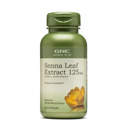 Senna laxativ natural, 100 capsule, GNC