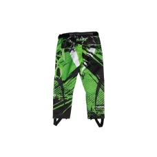 Pantaloni KIMO Kids BRO Motocross cu aparatori, ideal pentru copii pasionati de motocross, verde