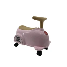 Masinuta premergator fara pedale, Kinderauto BabyCar, Rose Quartz