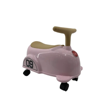Masinuta premergator fara pedale, Kinderauto BabyCar, Rose Quartz