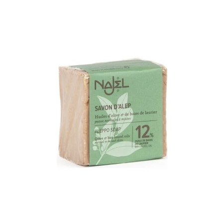 Sapun traditional de Alep cu 12% ulei de dafin, 180g, NAJEL