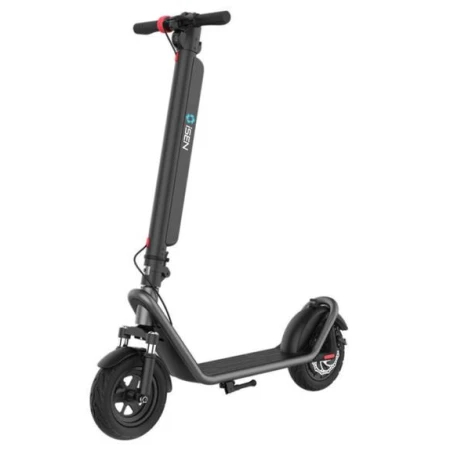 Trotineta electrica pliabila iSEN X11, roti 10 inch, suspensie fata, 500W, autonomie  50km,  viteza maxima 35km h, baterie detasabila (Gri)