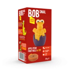 Rulou din fructe cu jucarie, 20g, Bob Snail