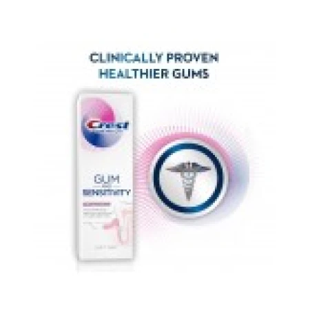 Pasta de Dinti, Crest, 3D White, Gum and Sensitivity, Ingrijire Gingii si Sensibilitate Dinti, 116gr