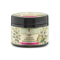 SAPUN NEGRU EXFOLIANT PENTRU CORP, 300ML - Bunica Agafia