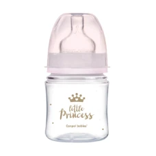 Biberon roz anticolici cu gat larg PP EasyStart Royal Baby, 120ml, Canpol babies