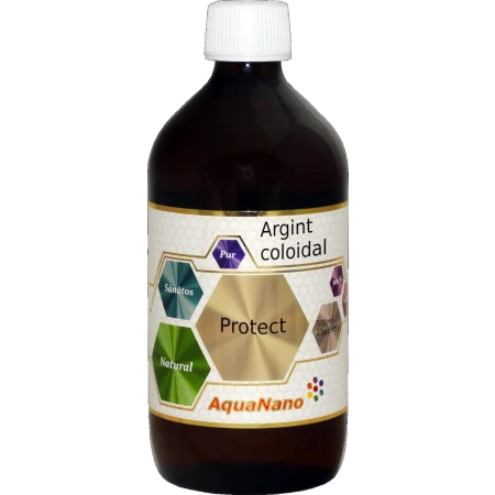 Argint Coloidal Protect 15 ppm AquaNano, 480ml, Aghoras