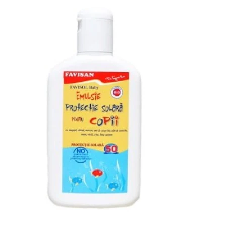 Emulsie Protectie Solara Copii Fps 50, 150ml, Favisan