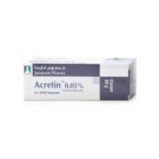 Crema Acretin, Jamjoom Pharma, Anti-Acnee, Anti-pete, Cicatrici, 0.05% Tretinoin, 30gr