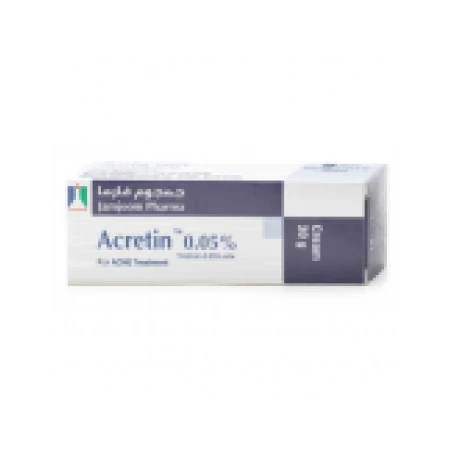 Crema Acretin, Jamjoom Pharma, Anti-Acnee, Anti-pete, Cicatrici, 0.05% Tretinoin, 30gr