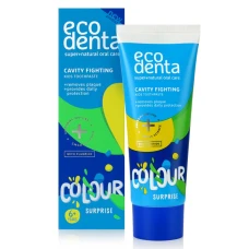 Pasta de dinti impotriva cariilor pentru copii Color Surprize 6 ani+, 75ml, Ecodenta