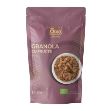 Granola cu fructe bio, 200g - Obio