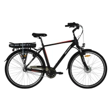 Bicicleta Electrica Devron 28121 - 28 Inch, XL, Negru Mat