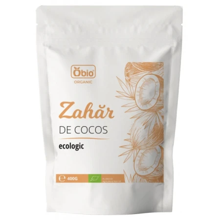 Zahar de cocos bio, 400g, Obio