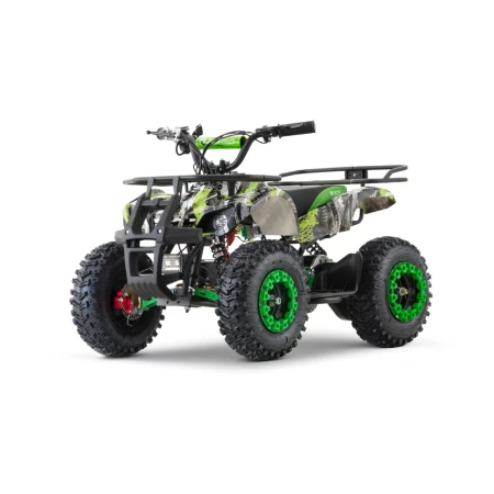 ATV electric pentru copii NITRO Torino Quad 1200W 48V snowy tyres, Green Grafiti