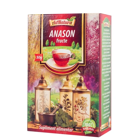 Ceai anason fructe, 50grame, AdNatura