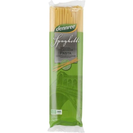 Spaghetti din grau dur, bio, 500g, Dennree