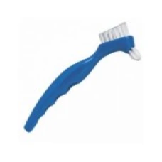 Perie, ZAMO, Denture Brush, pentru Curatarea si Ingrijirea Protezelor, Culoare Albastra