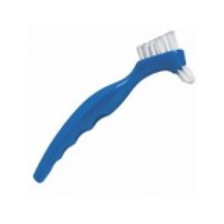 Perie, ZAMO, Denture Brush, pentru Curatarea si Ingrijirea Protezelor, Culoare Albastra