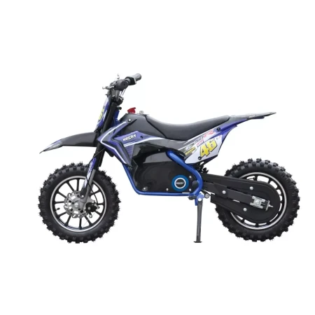 Motocicleta electrica pentru copii Kinder Eco Ghepard 500W 36V, culoare albastra