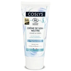 Crema bio cu extract de in pentru ten maini si corp, 200ml, Coslys