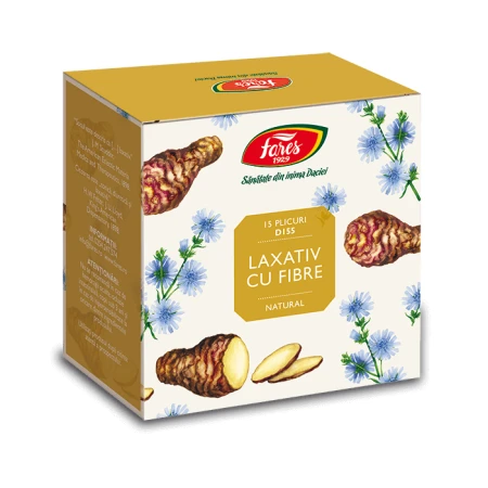 Laxativ cu fibre, 15 plicuri, Fares