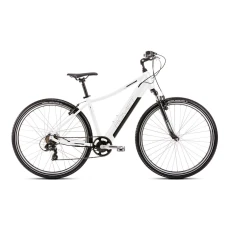 Bicicleta electrica de trekking femei Romet Orkan 1 D RM Integrat Alb/Gri 2023