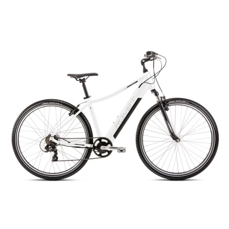 Bicicleta electrica de trekking femei Romet Orkan 1 D RM Integrat Alb/Gri 2023